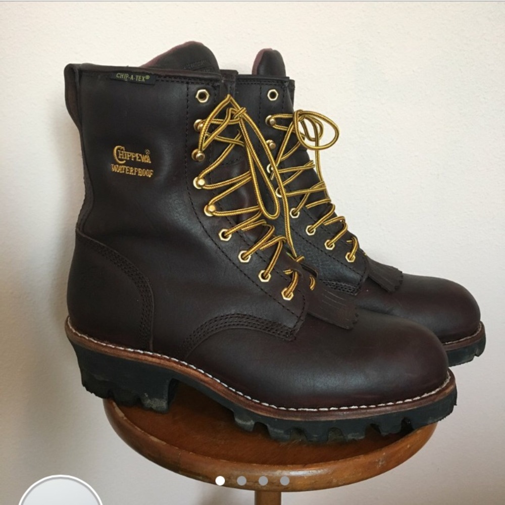 Chippewa Steel Toe Logger boots